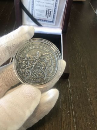 Roman Booteen Durer’s Knight – 1 Oz Antique Silver Coin Hobo Nickel