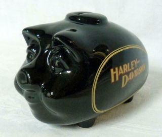 Harley Davidson Hog Gas Tank Piggy Bank Pig Mccoy