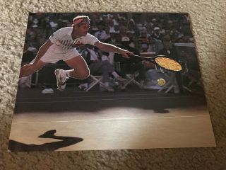 1990 John Mcenroe Nike Air Challenge Court Tennis Shirt Bandana Poster Print
