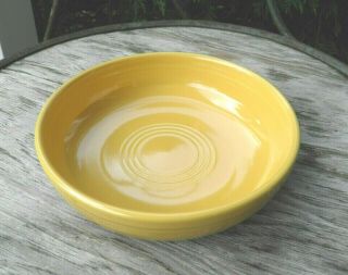 Vintage Fiesta Yellow 6 " Desert Bowl By Homer Laughlin