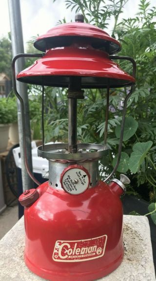 Vintage Coleman 200a Lantern Manufacture Date August Of 1968