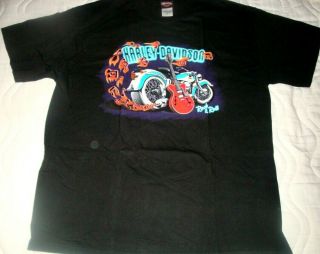 Vintage 2002 Harley - Davidson T - Shirt Size Xl Usa