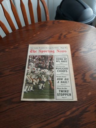 September 16,  1967 - The Sporting News - Jack Kemp Of The Buffalo Bills