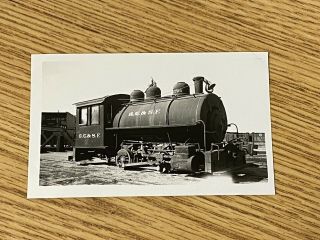 Santa Fe Railway Steam Engine Locomotive 2296 Vintage Photo Gc&sf Brownwood Tx