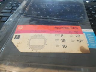 1976 Montreal Olympics Boxing Ticket July 29,  (1900)