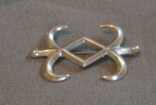 925 Silver (sterling) Pin Handmade Arrows Vintage