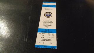 4/30/93 Buffalo Sabres Stanley Cup Playoffs Ticket Vs Boston Bruins Unplayed