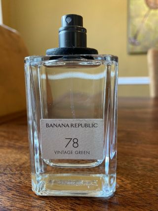 Banana Republic 78 Vintage Green Eau De Parfum 2.  5 Oz Sprayed Once No Cap