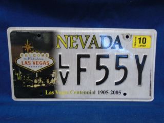 Las Vegas Centennial 1905 - 2005 Nevada License Plate