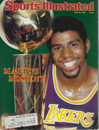 Sports Illustrated May 26 1980 Magic Johnson Los Angeles Lakers