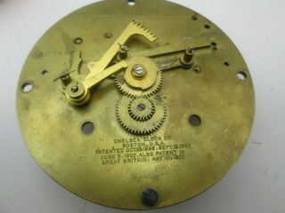 Antique Chelsea Ships Bell Clock Parts