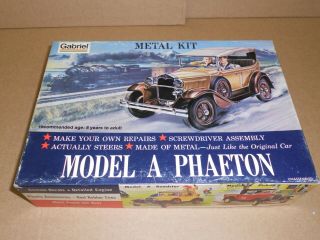 Gabriel (hubley) Model A Phaeton Metal Kit 100 Complete