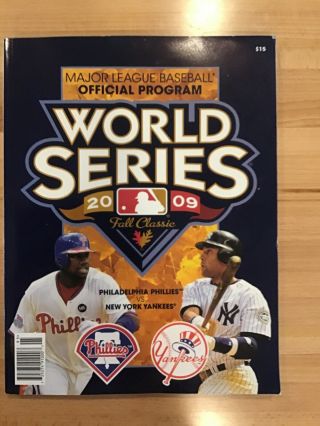 2009 World Series Official Program - Yankees - Phillies