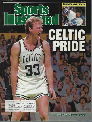 Sports Illustrated June 8 1987 Larry Bird Boston Celtics