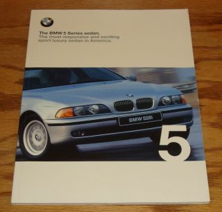 1999 Bmw 5 Series Sedan Deluxe Sales Brochure 99 528i 540i