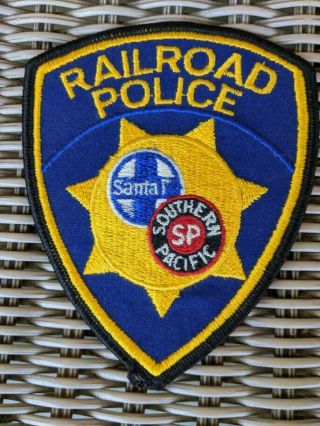 Santa Fe Southern Pacific Railroad Police Patch