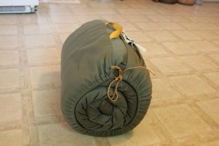 Vtg Hirsch Weis White Stag Sleeping Bag Green 39” X 80” Camping Mallard Ducks