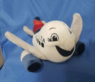 Delta Airline Airplane Stuffed Plush Comical Plane Stuffed Toy