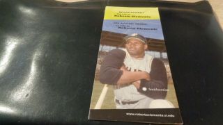 2007 " The Life Of Roberto Clemente " Exhibit Brochure - Pittsburgh Pirates