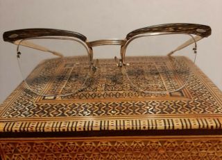Vintage Bausch & Lomb Unisex Eyeglasses Glasses B&l 1/10 12k Gf