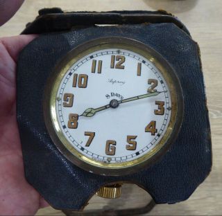 Quality Vintage Asprey 8 Days Travel Clock //