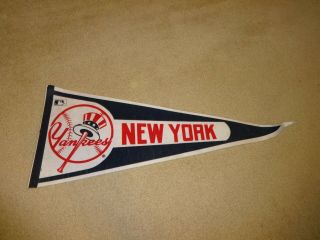 Vintage York Yankees Felt Pennant