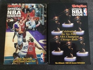 2 Pack: 1998 - 99 The Sporting News Nba Official Guide & Register Kukoc / Bulls