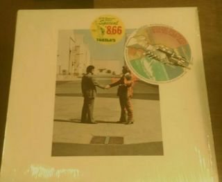 Pink Floyd Vintage Wish You Were Here Lp With Promo Stickers