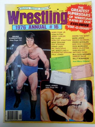 Victory Sports Series Wrestling 1976 Annual 16