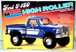 Unassembled In Open Box Monogram Ford F150 High Roller 2274 1/24 Scale -