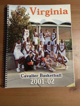 2001 - 02 Virginia Cavalier Basketball Media Guide