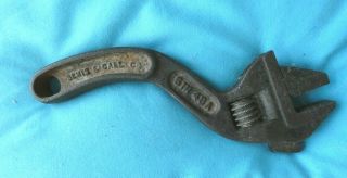 Bemis And Call Company Crescent Wrench Curved Vintage Collectible