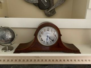 Antique Westminster Chimes Sessions 8 Day Mantle Clock Non