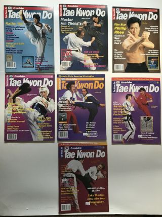 7 Vintage Inside Tae Kwon Do Magazines Karaté Hapkido Tang Soo Do