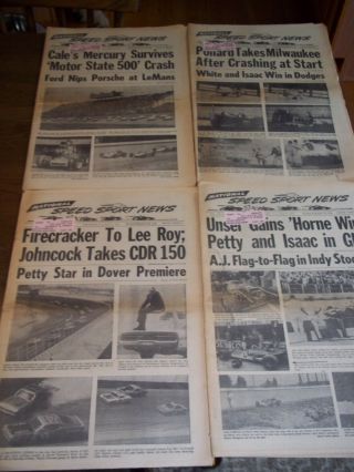 June 1969 National Speed Sport News Vol 37 11 18 25 July 9 Nascar Transam Usac