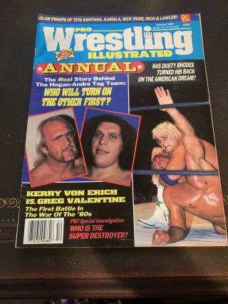 Pro Wrestling Illustrated Annual Summer 1985 Hulk,  Andre,  Kerry Von Erich