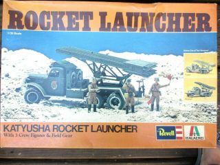 Revell Katyusha Rocket Launcher 1/35 Scale Model Kit H - 2115 Vintage 1976