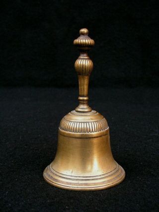 Ancienne Clochette De Table En Bronze Xix Eme Antique Brass Table Bell