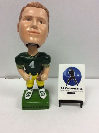Vintage Limited Edition Brett Favre Green Jersey - Packers - Bobblehead (no Box)