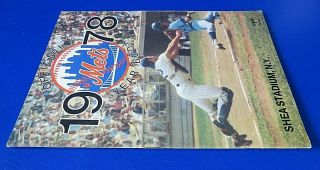 1978 NY METS OFFICIAL YEARBOOK BASEBALL MLB 2