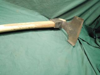 Vintage Shipwrights Lipped Pole Adze D R Barton 1832 Rochester N.  Y.  Antique Tool