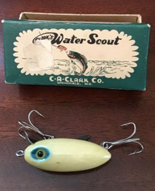 Vintage Clark’s Water Scout Fishing Lure 415x