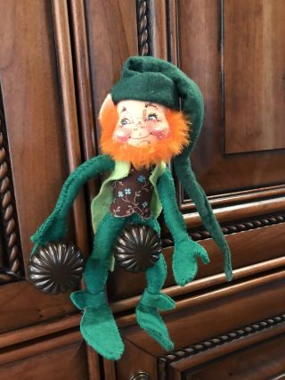 Vtg Annalee St.  Patricks Irish Leprechaun 1988 6”