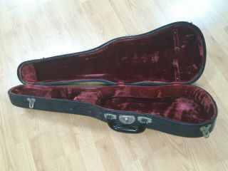 Violin Case - Vintage German Coffin Case Wood Shell - Cond - Fiddle - Antique - Gun