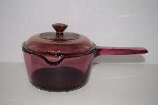Vintage Visions Corning Ware Cranberry Sauce Pan 1l With Lid Teflon