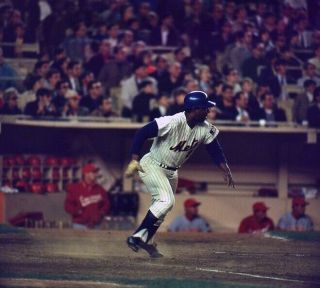 1969 Photo Transparency Cleon Jones Batting York Mets