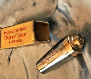Vintage Park & Tilford Party Time Lipstick Martini Shaker Shape Box 2