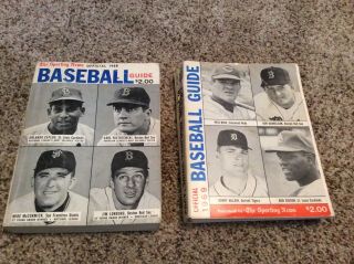1968 1969 The Sporting News Official Baseball Guide Cardinals Red Sox Giants