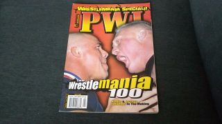 Pro Wrestling Illustrated Pwi May 2003 Angle Lesnar Flair Batista Wrestlemania