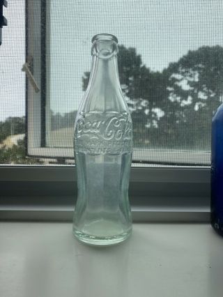 Scarce Antique Coca Cola Hobbleskirt Soda Bottle 1915 Dayton Tn Tennessee